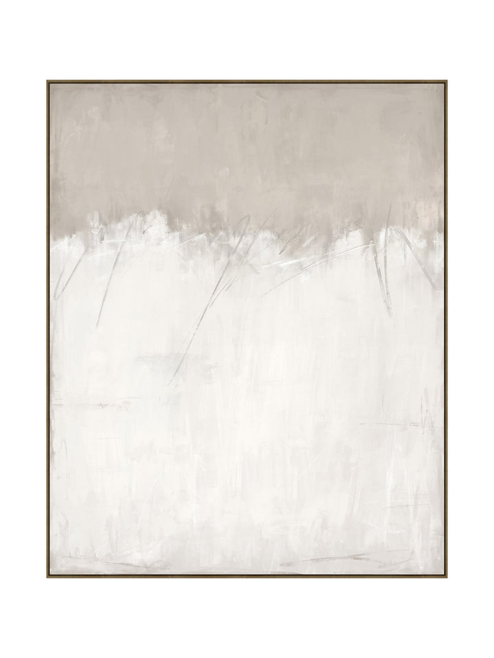 Linen Flax Wall Art in Natural - Hertex Haus Online - abstract art