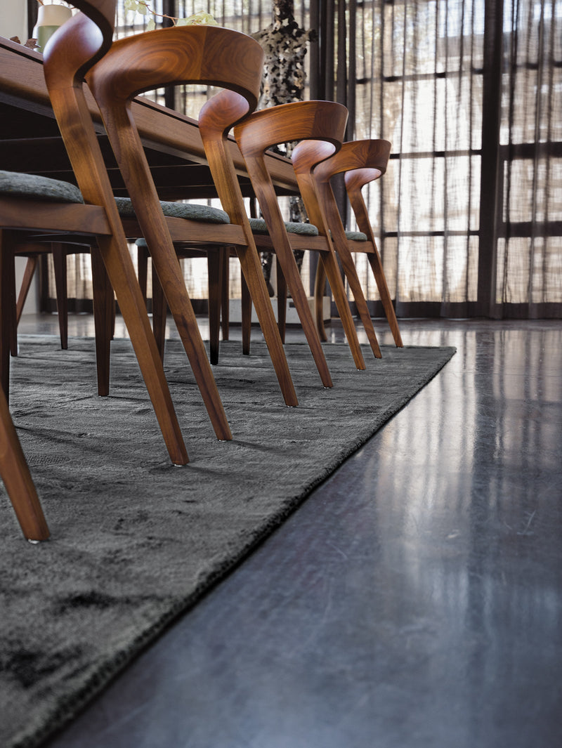 Luxo Rug in Carbon - Rugs- Hertex Haus Online - Blacks