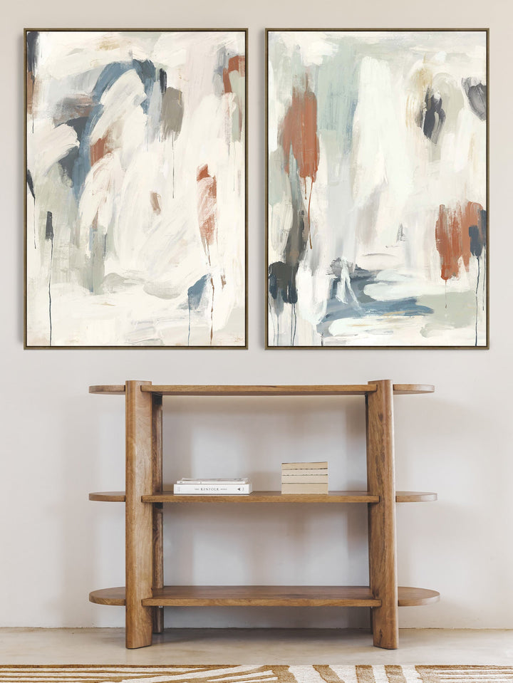 Muted Harmony Wall Art Set of 2 In Pearl Ash - Wall Art- Hertex Haus Online - abstract art