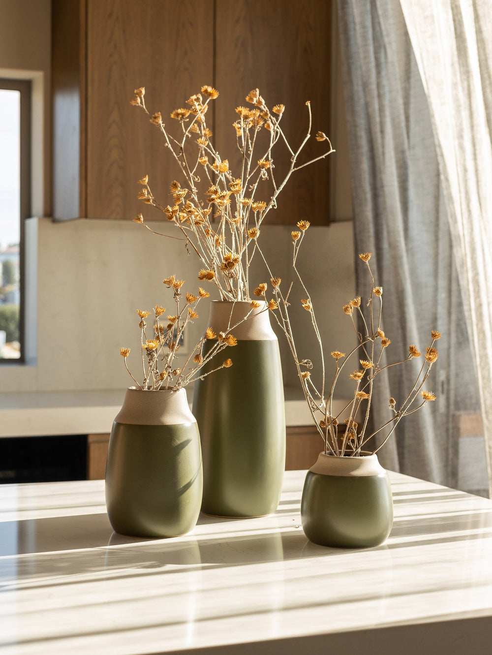 Nordic Vase in Evergreen - Vases- Hertex Haus Online - Black Friday 2023
