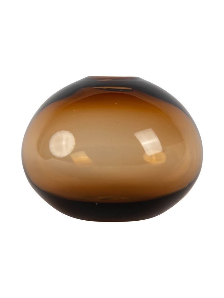 Nouveau Glass Vase in Amber - Vases- Hertex Haus Online - badge_handmade
