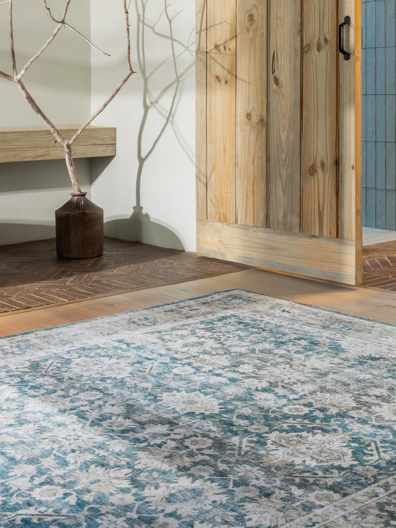 Olivia Rug in Tourmaline - Rugs- Hertex Haus Online - Blues