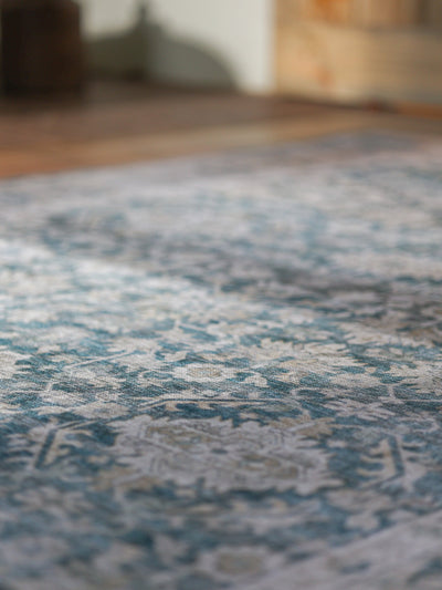 Olivia Rug in Tourmaline - Rugs- Hertex Haus Online - Blues