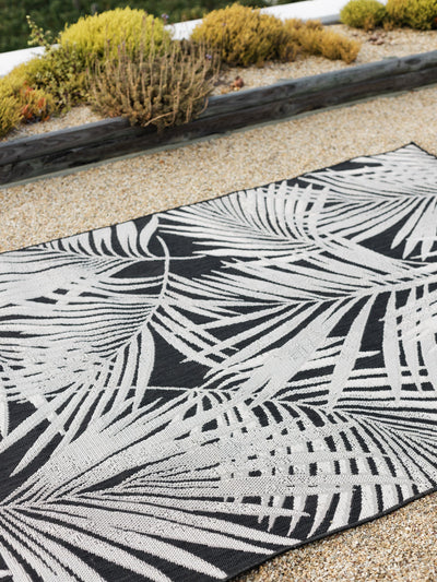 Palm Down Rug in Night - Rugs- Hertex Haus Online - badge_fully_outdoor