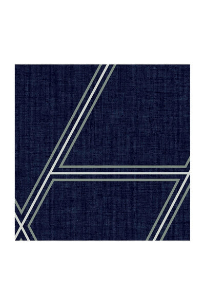 Pathways Wallpaper in Navy - Hertex Haus Online - Homeware