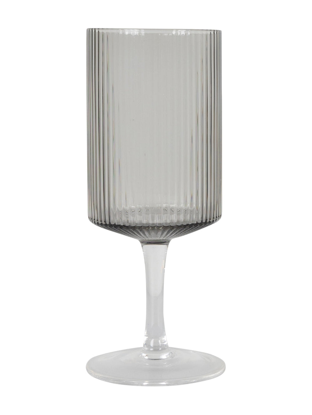 Ripple Wine Glass Set of 6 in Smoke - Wall Art- Hertex Haus Online - Black Friday 2023