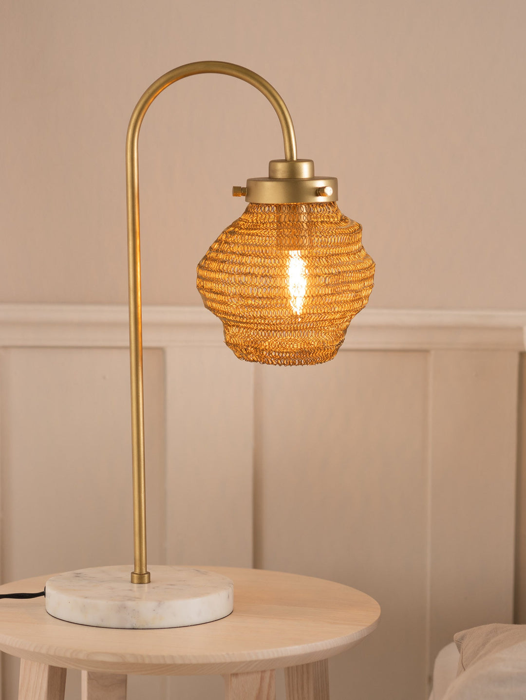 Rookery Bedside Lamp in Golden Finch - lamp- Hertex Haus Online - Decor