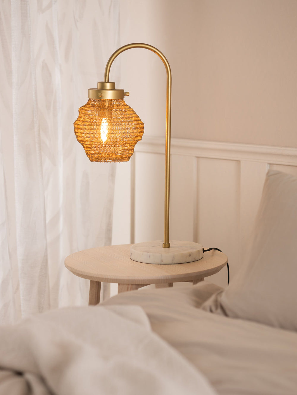 Rookery Bedside Lamp in Golden Finch - lamp- Hertex Haus Online - Decor