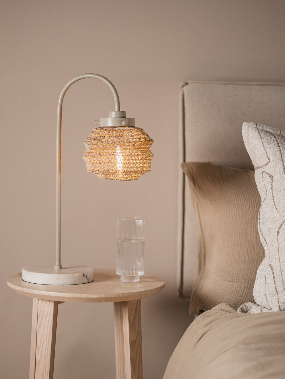 Rookery Bedside Lamp in Sandpiper - lamp- Hertex Haus Online - Decor