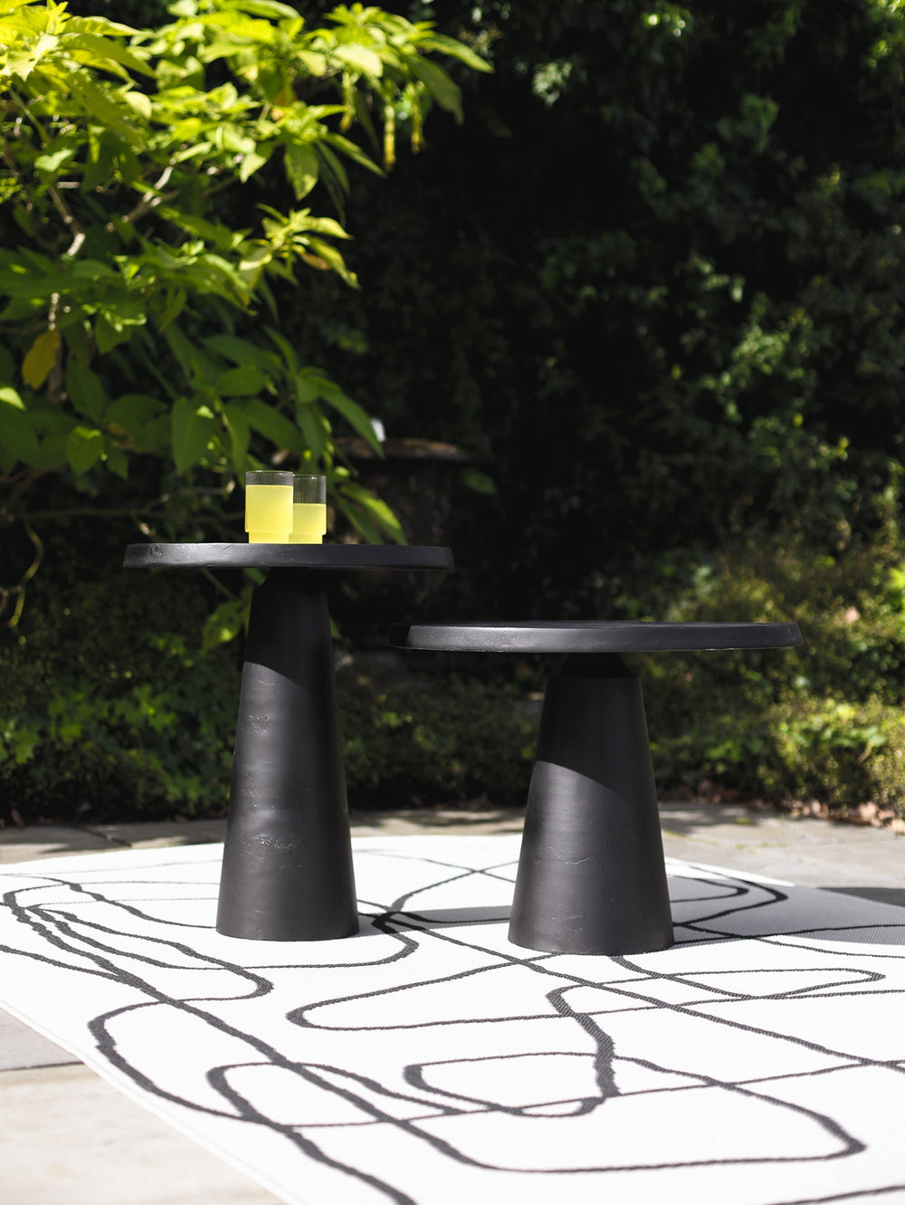 Satara Rug in Coal - outdoor rug- Hertex Haus Online - badge_fully_outdoor