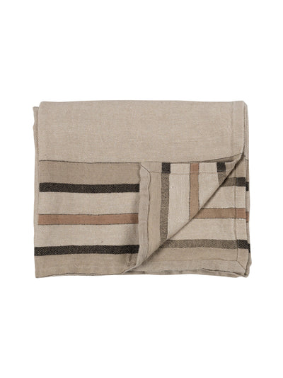 Sicily Throw in Kohl - Throws- Hertex Haus Online - bed & bath
