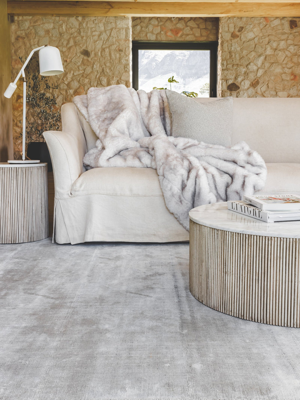 Silko Rug in Mineral - rug- Hertex Haus Online - Homeware