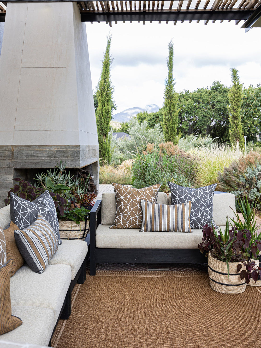 Sundeck Outdoor Rug in Pampas - rug- Hertex Haus Online - badge_fully_outdoor