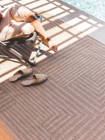 Terrazza Outdoor Rug in Dune - outdoor rug- Hertex Haus Online - badge_fully_outdoor