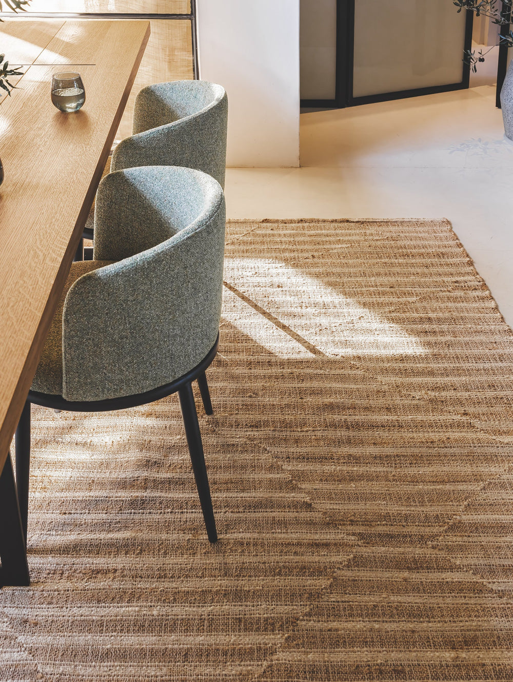 Ticktocking Rug in Dune - Rugs- Hertex Haus Online - Homeware