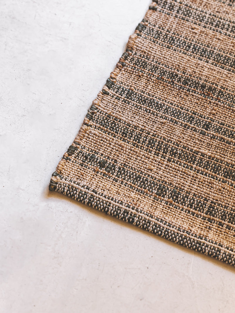 Ticktocking Rug in Kale - Rugs- Hertex Haus Online - Homeware