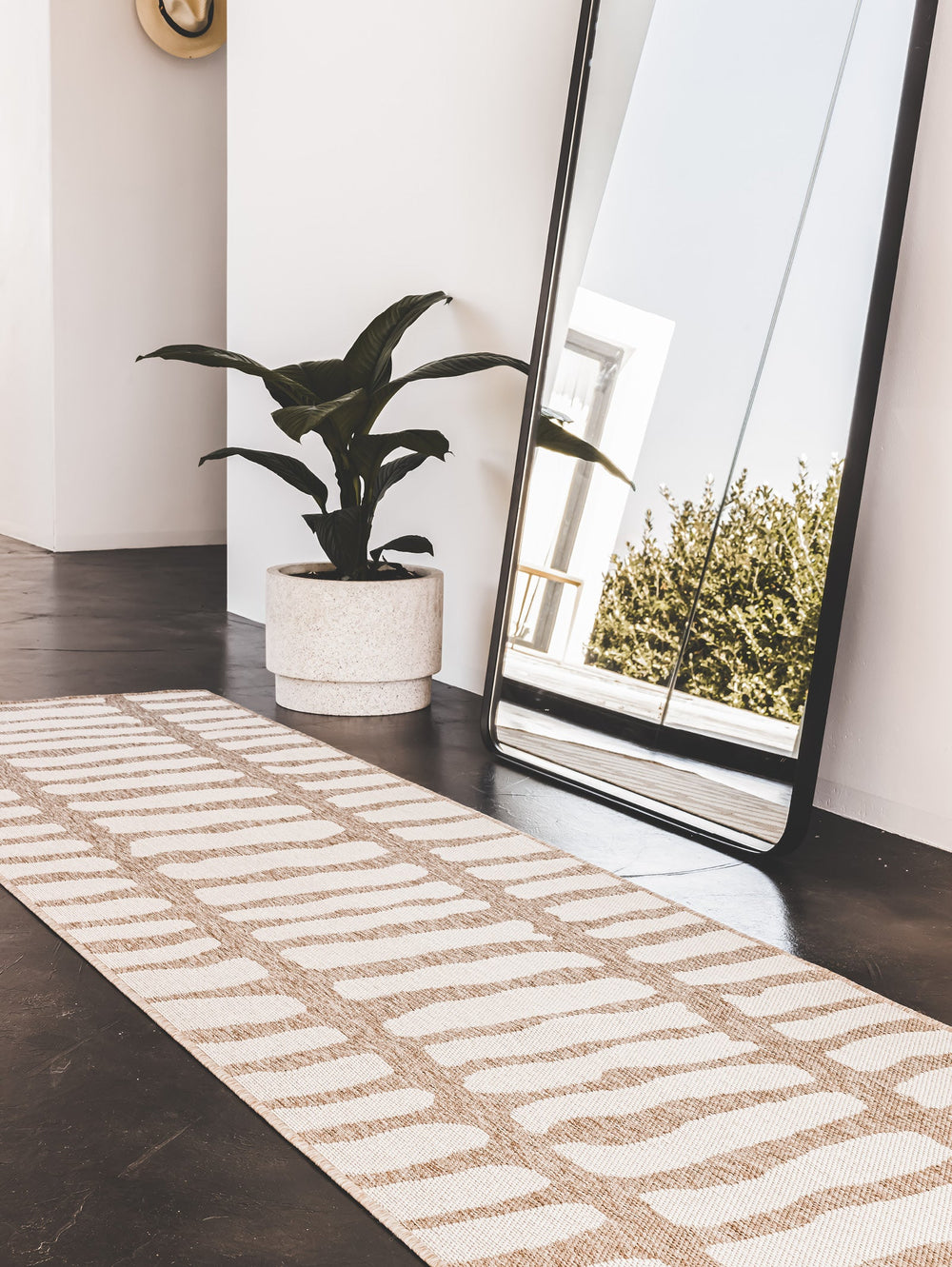 Trail Tracks Runner in Clay - Rugs- Hertex Haus Online - badge_fully_outdoor