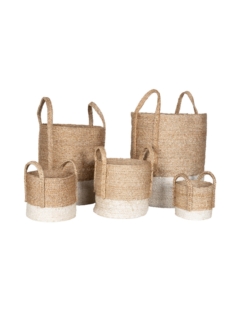 Trenza Laundry Basket - Baskets- Hertex Haus Online - Baskets
