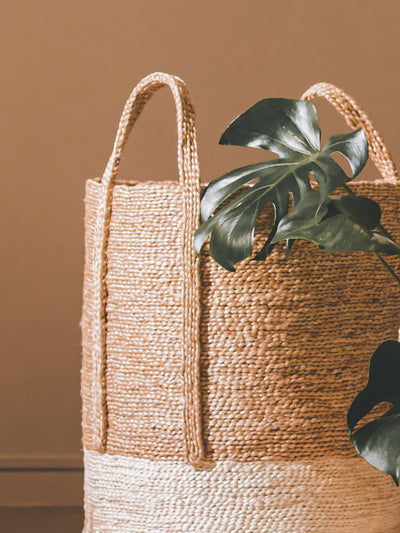 Trenza Laundry Basket - Baskets- Hertex Haus Online - Baskets