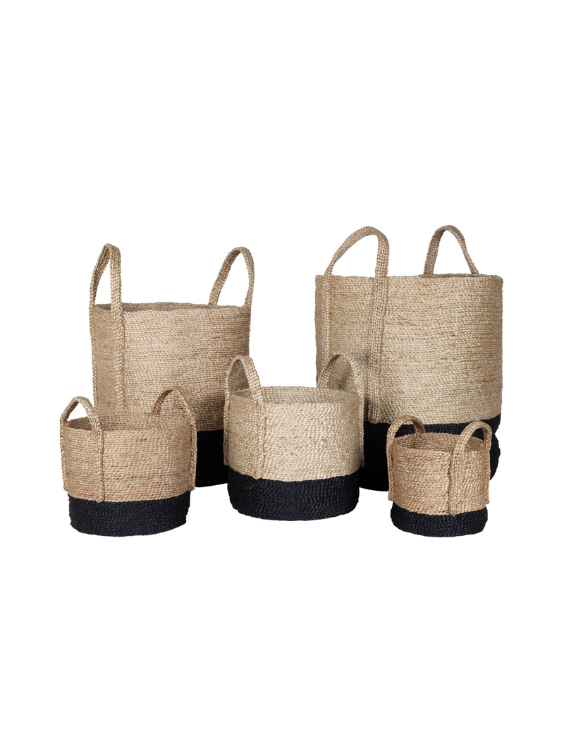 Trenza Laundry Basket - Baskets- Hertex Haus Online - Baskets