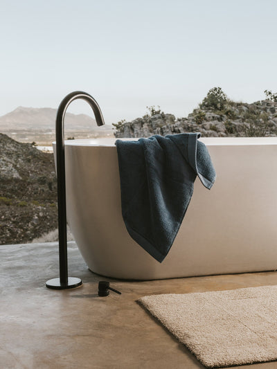 Ultra Lux Towels in Indigo - Towels- Hertex Haus Online - bed & bath