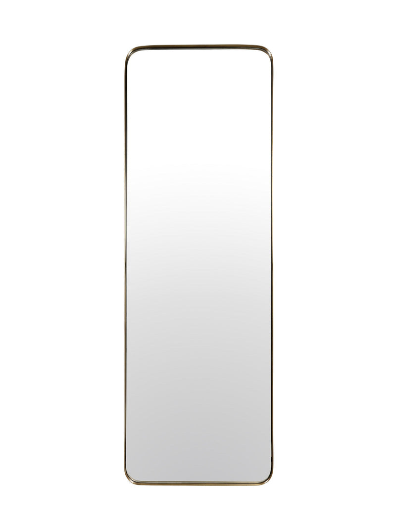 Varese Floor Mirror in Antique Brass - mirror- Hertex Haus Online - Brass