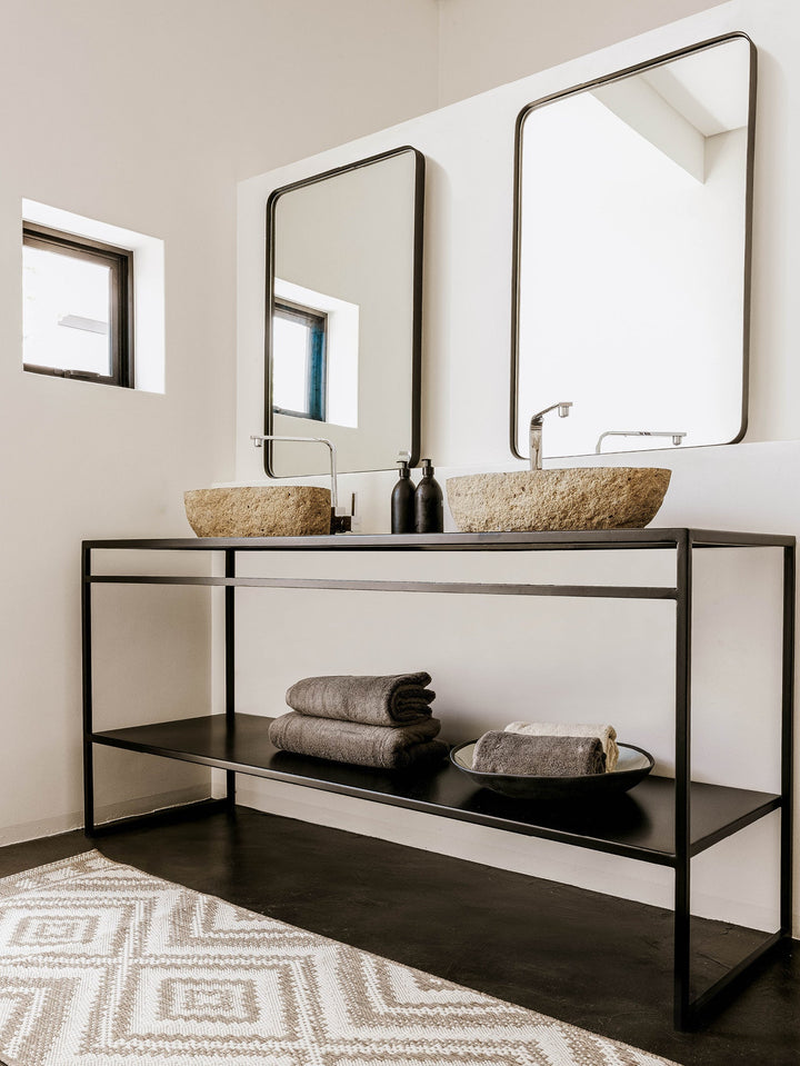 Varese Mirror in Matte Black - mirror- Hertex Haus Online - Blacks
