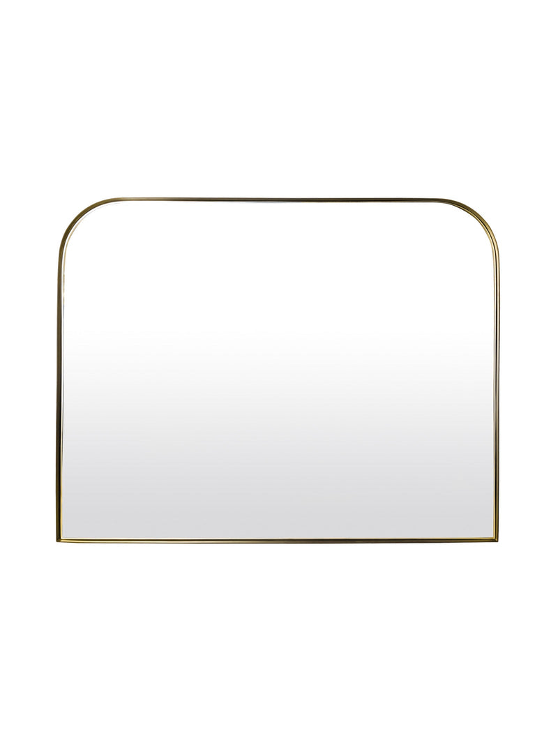 Vico Mirror in Antique Brass - mirror- Hertex Haus Online - Brass