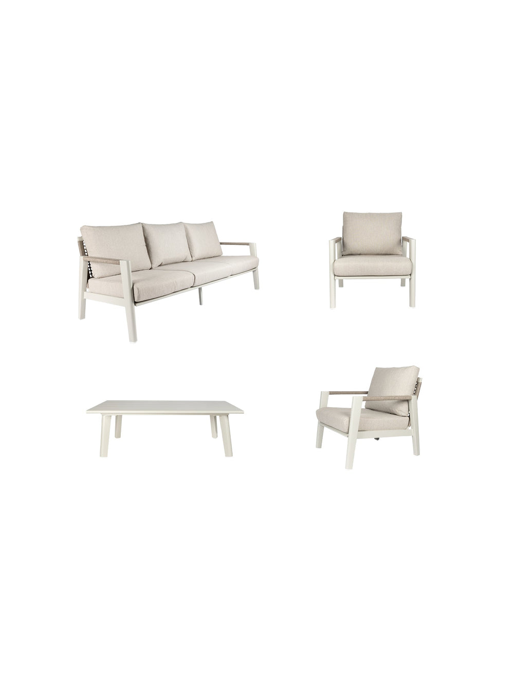 Vista Outdoor Sofa Set in Sandstone - sofa set- Hertex Haus Online - badge_fully_outdoor